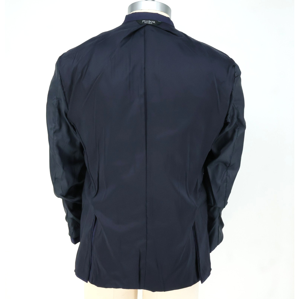 Jos A Bank Traveler Sport Coat Mens 42S Blue Wool Lined Blazer Jacket Preppy - Picture 14 of 16